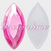 Acrylic (Lucite) Navettes Rhinestones 15mm x 7mm